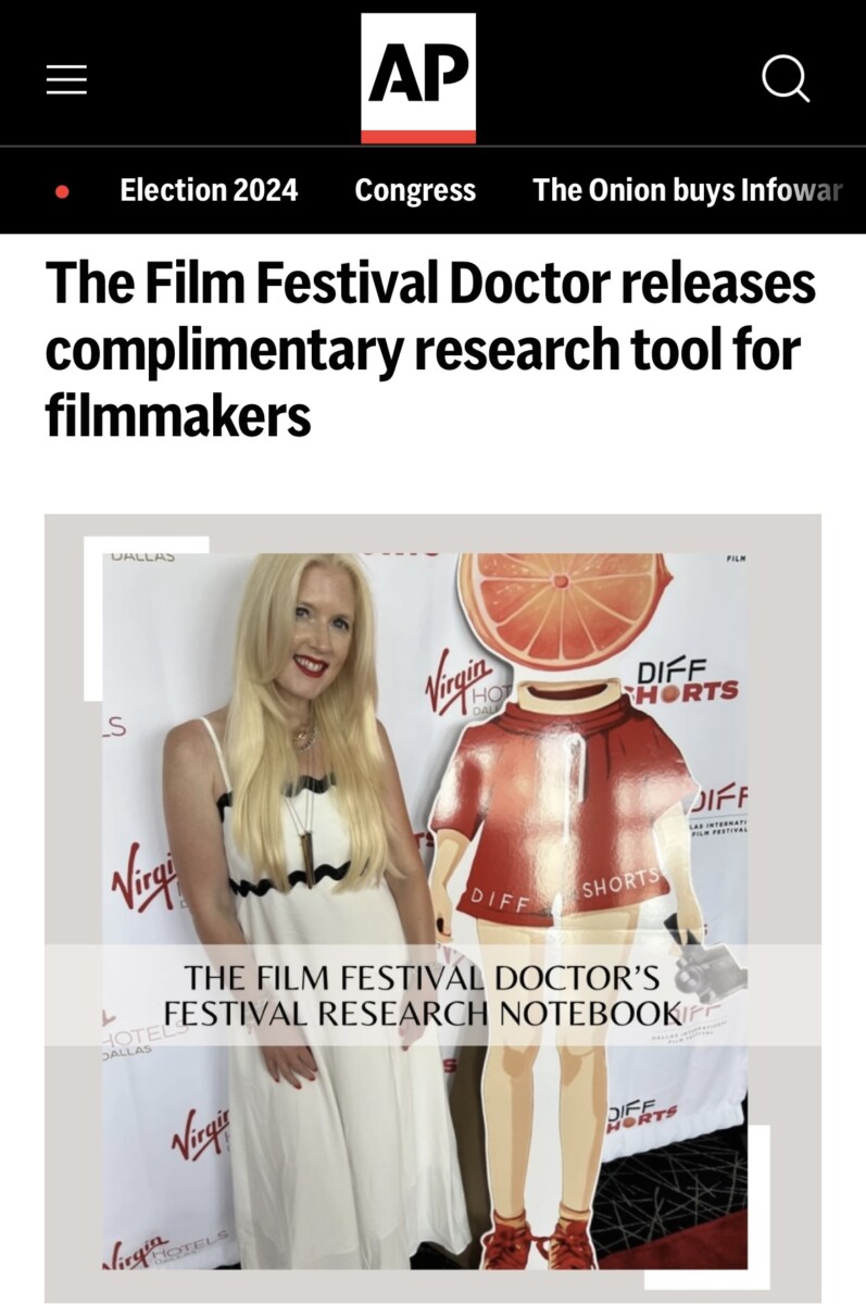 The Film Festival Doctor releases complimentary research tool for filmmakers